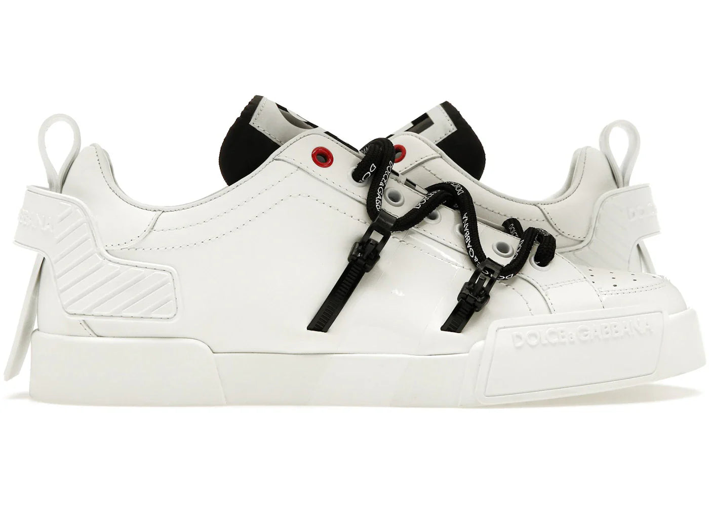 Dolce & Gabbana Portofino Strapped White Black