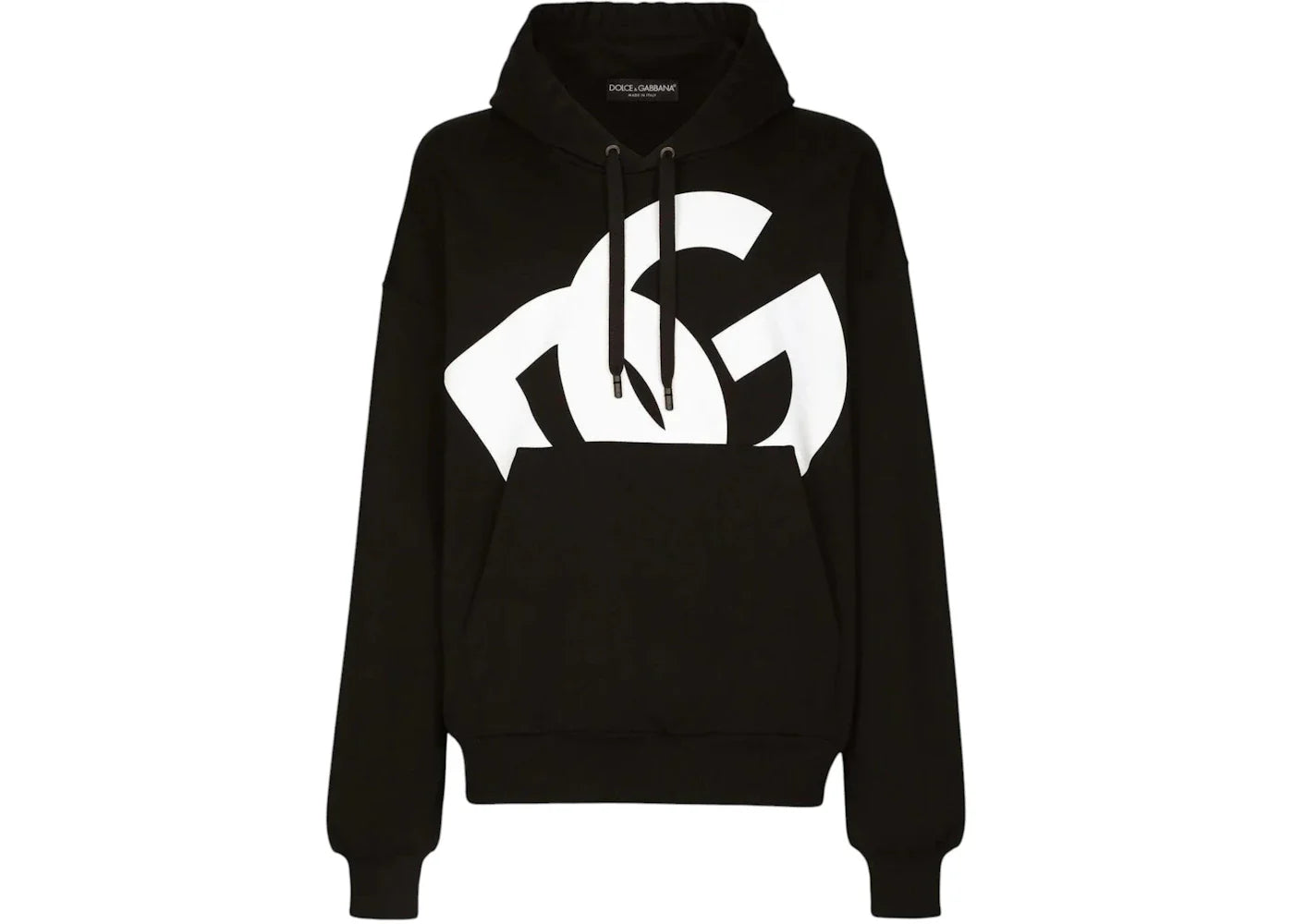 Dolce & Gabbana Pouched Pocket Hoodie Black
