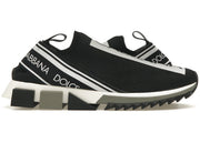 Dolce & Gabbana Sorrento Logo Slip On Black Grey White