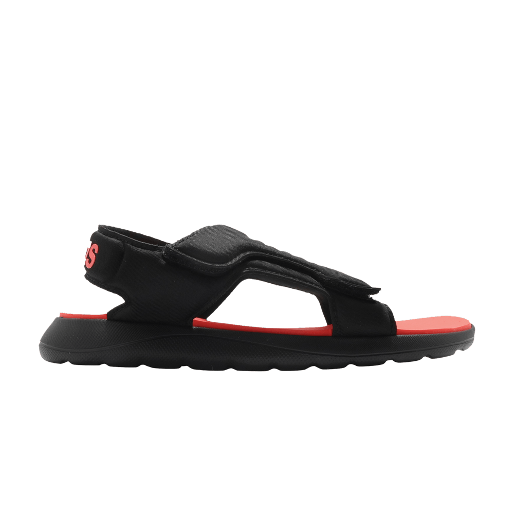 Adidas Comfort Sandal J Black Solar Red