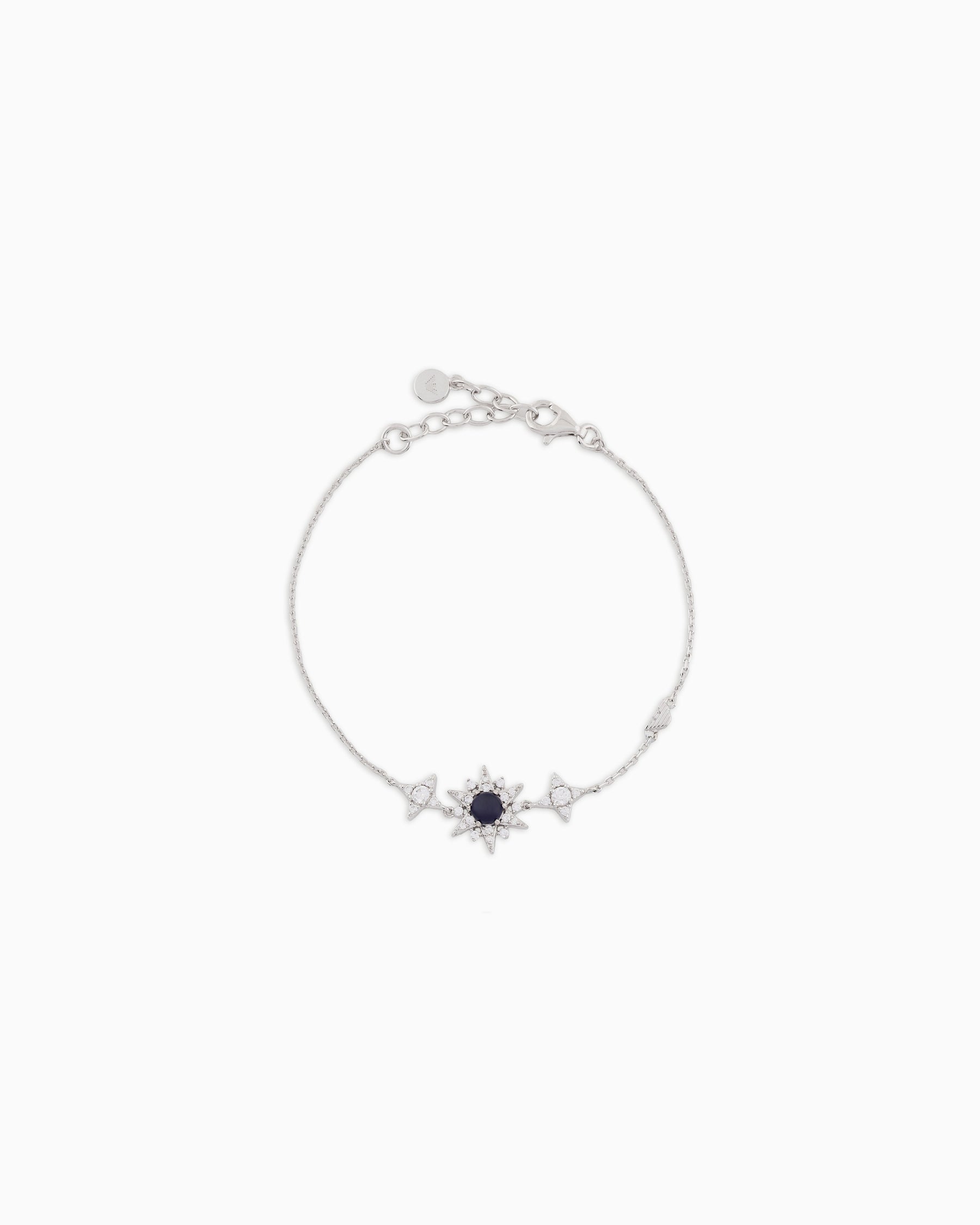 Emporio Armani  Sterling Silver Station Bracelet