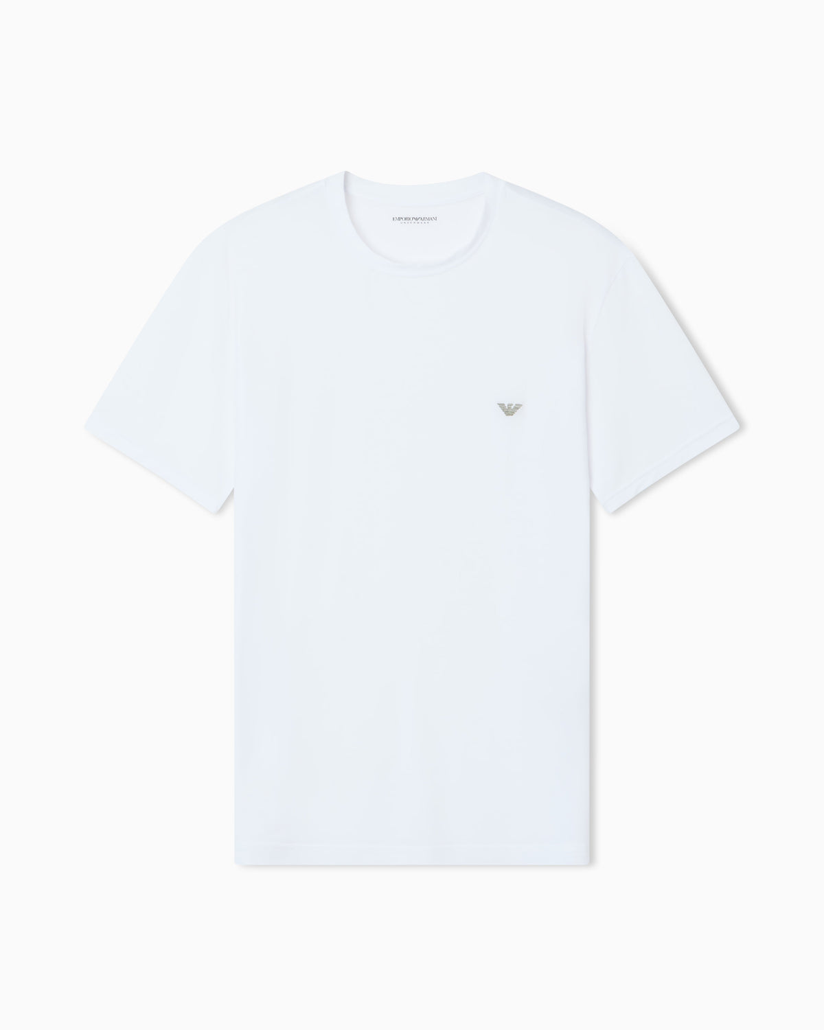 Emporio Armani Fitted loungewear T-shirt in soft modal