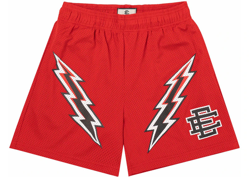 Eric Emanuel EE Basic Shorts Red Bolt