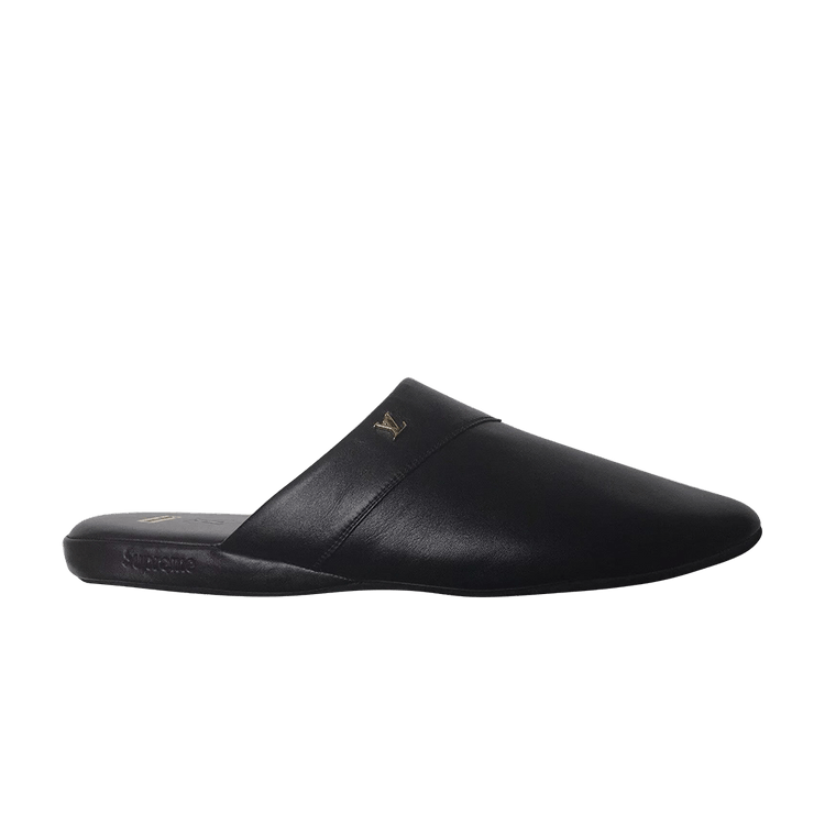 Supreme x Louis Vuitton Hugh Slippers Black