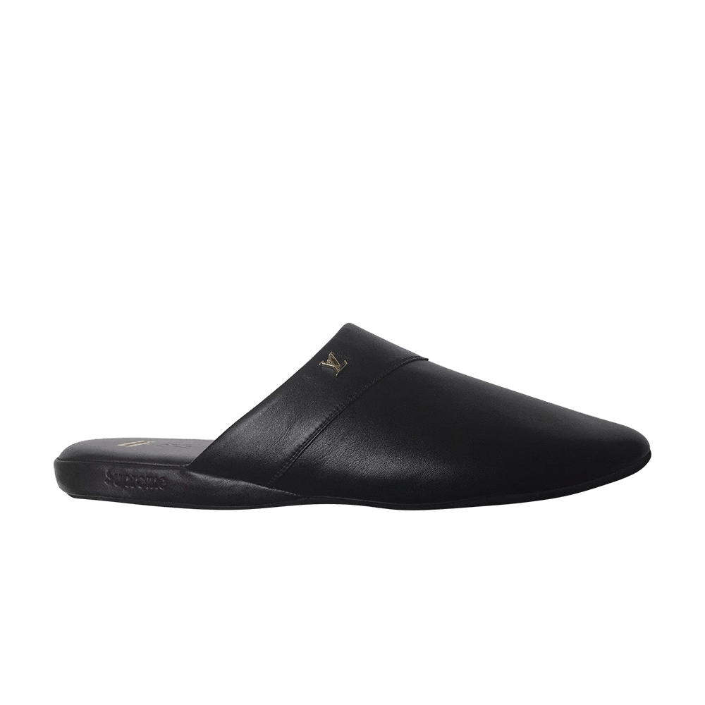 Supreme x Louis Vuitton Hugh Slippers Black