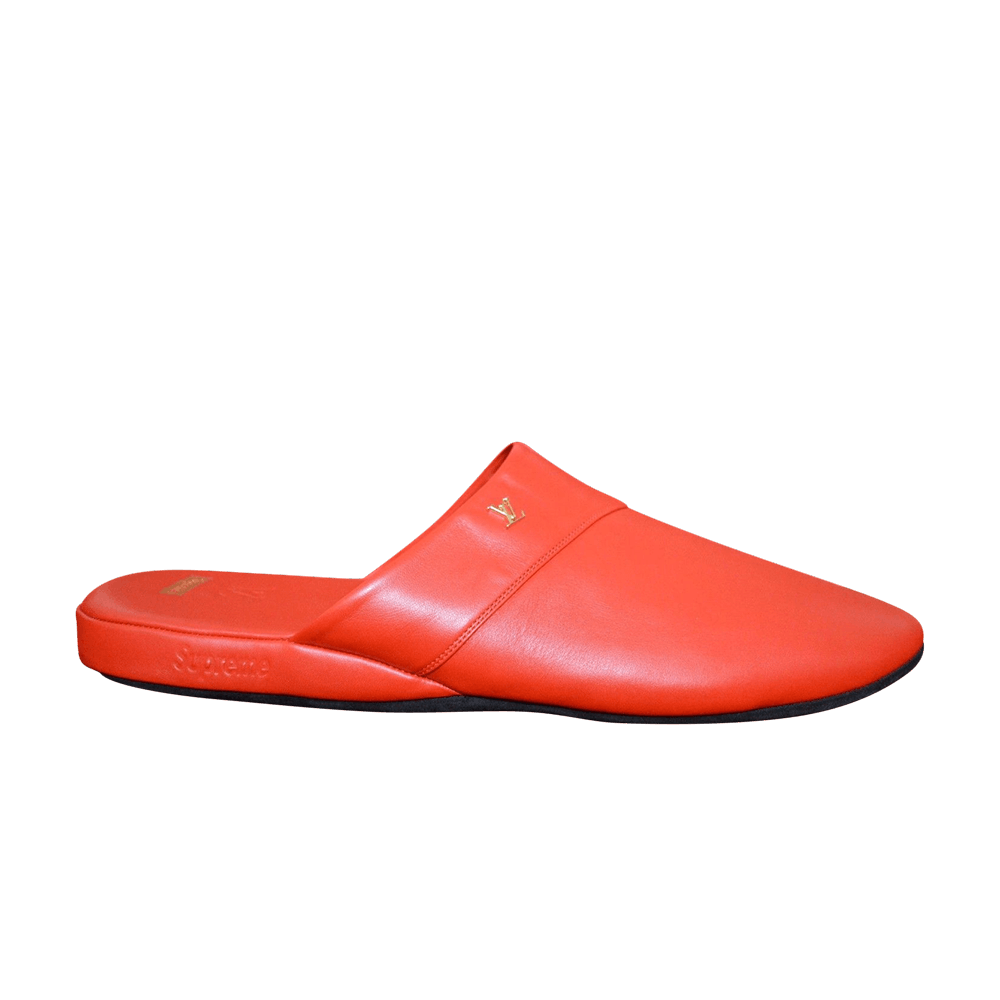 Supreme x Louis Vuitton Hugh Slippers Red