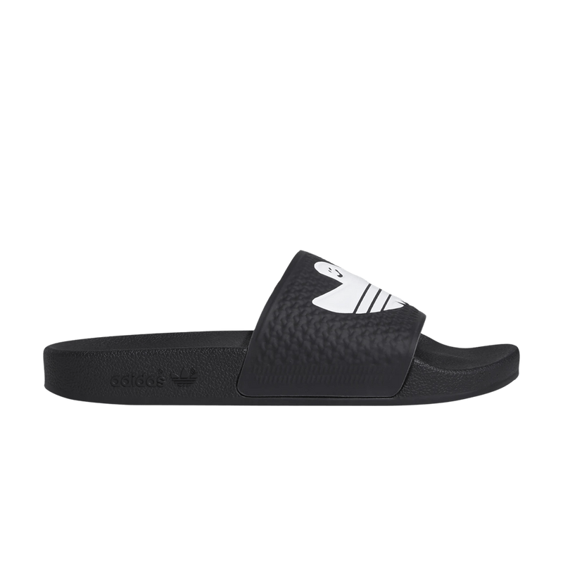 Adidas Shmoofoil Slides Black White