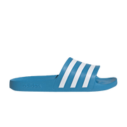 Adidas Adilette Aqua Slides Solar Blue