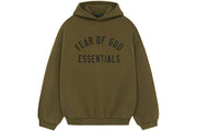 Fear of God Essentials Fleece Hoodie Olive
