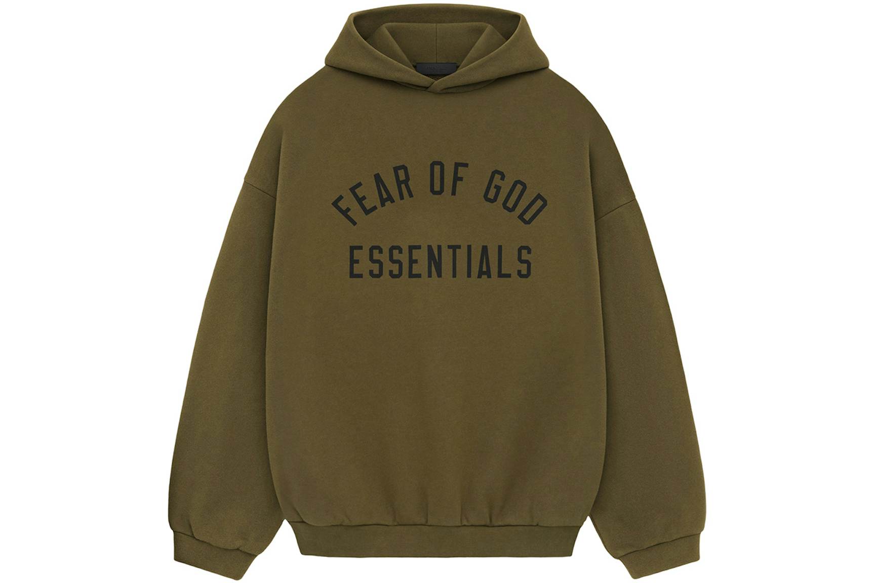 Fear of God Essentials Fleece Hoodie Olive