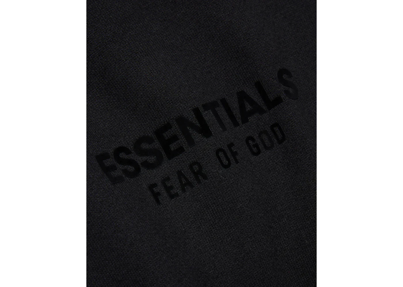 Fear Of God Essentials Hoodie Jet Black