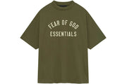 Fear of God Essentials Jersey Crewneck T-Shirt Military