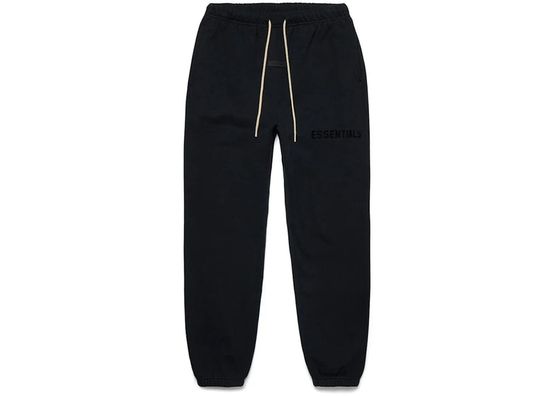 Fear Of God Essentials Cream Drawstring Sweatpant Jet Black