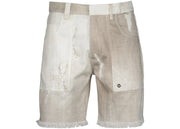 Fendi Denim Bermuda Shorts White/Beige