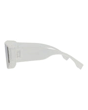 Fendi Shield Sunglasses Crystal Crystal Smoke (FE40128I-00-26C)