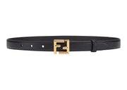 Fendi by Marc Jacobs FF Belt Black Leather Belt