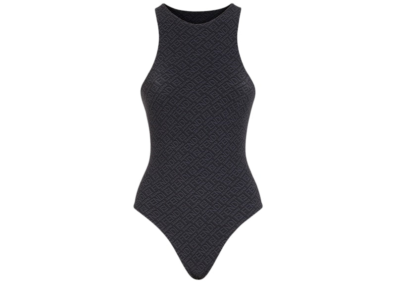 Fendi x SKIMS High Neck Bodysuit Black