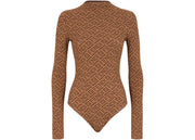 Fendi x SKIMS Mock Neck Long Sleeve Bodysuit California