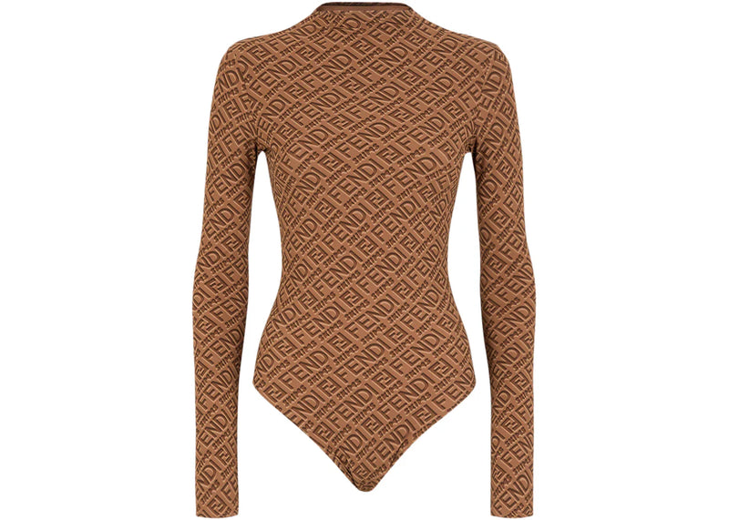 Fendi x SKIMS Mock Neck Long Sleeve Bodysuit California