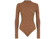 Fendi x SKIMS Mock Neck Long Sleeve Bodysuit California