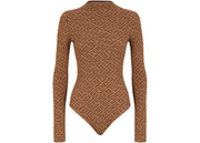 Fendi x SKIMS Mock Neck Long Sleeve Bodysuit California