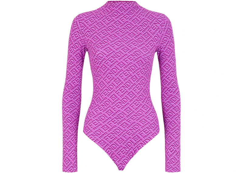 Fendi x SKIMS Mock Neck Long Sleeve Bodysuit Colorado