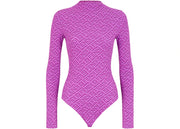 Fendi x SKIMS Mock Neck Long Sleeve Bodysuit Colorado