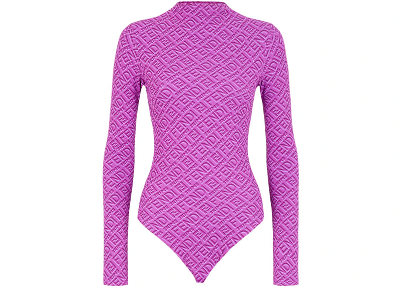 Fendi x SKIMS Mock Neck Long Sleeve Bodysuit Colorado