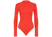 Fendi x SKIMS Mock Neck Long Sleeve Bodysuit Georgia