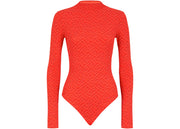 Fendi x SKIMS Mock Neck Long Sleeve Bodysuit Georgia