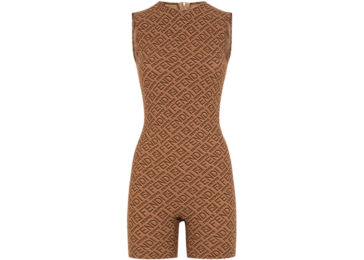 Fendi x SKIMS Sleeveless Mid Thigh Bodysuit California