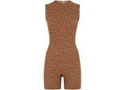 Fendi x SKIMS Sleeveless Mid Thigh Bodysuit California