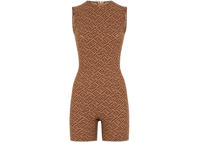 Fendi x SKIMS Sleeveless Mid Thigh Bodysuit California