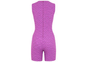 Fendi x SKIMS Sleeveless Mid Thigh Bodysuit Colorado