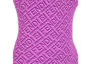 Fendi x SKIMS Sleeveless Mid Thigh Bodysuit Colorado