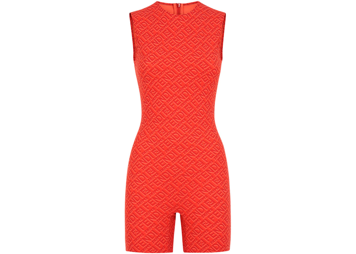 Fendi x SKIMS Sleeveless Mid Thigh Bodysuit Georgia
