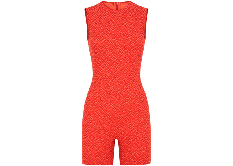 Fendi x SKIMS Sleeveless Mid Thigh Bodysuit Georgia