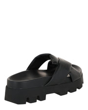 Ferragamo Air Lug Leatherandals Black (Women's)