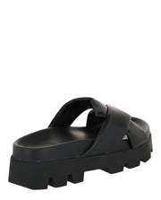 Ferragamo Air Lug Leatherandals Black (Women's)