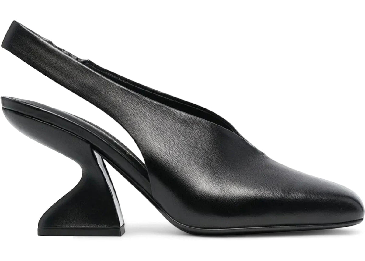 Ferragamo F-Heel 100mm Slingback Pumps Black (Women's)