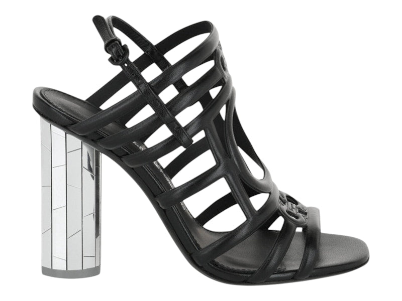 Ferragamo Florenza Slingback Heel Sandals Black (Women's)