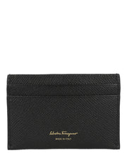 Ferragamo Gancini Credit Card Holder Black