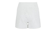 Ferragamo Gancini Pattern Drawstring Shorts White