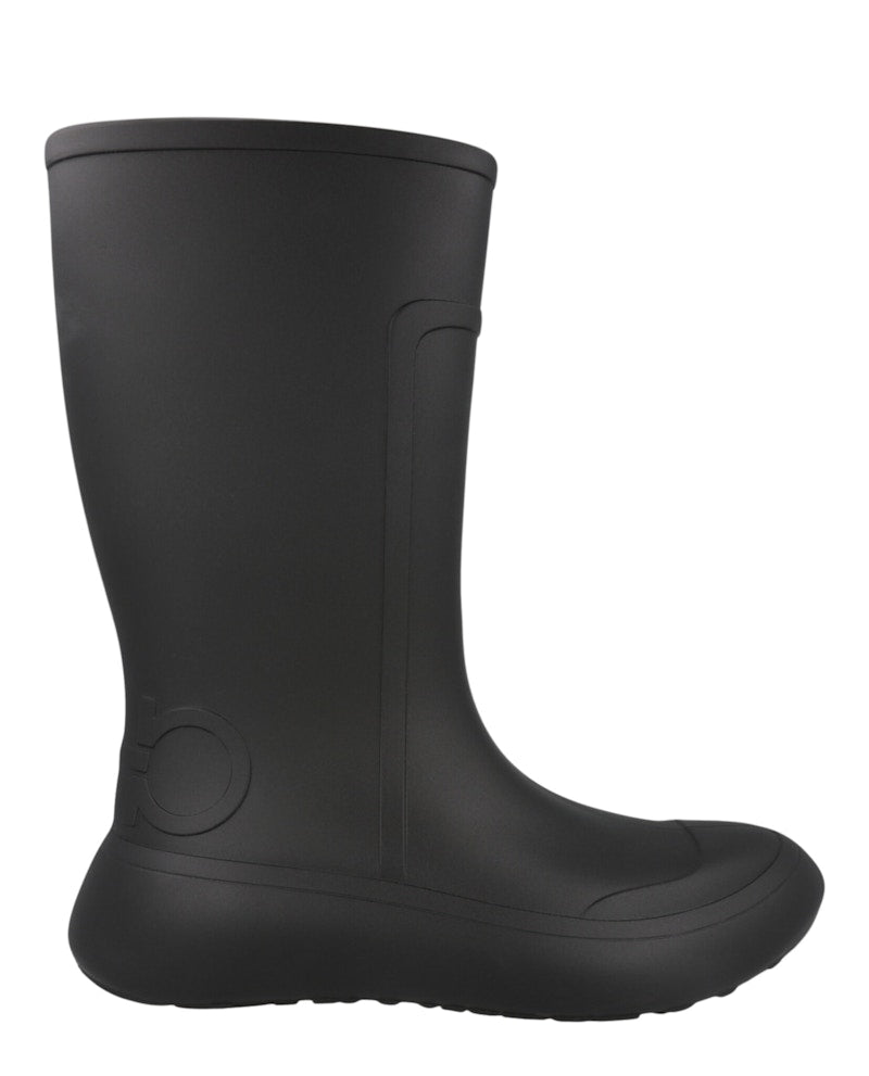 Ferragamo Gancini Rainboots Black
