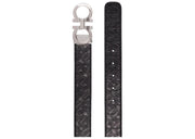 Ferragamo Reversible And Adjustable Gancini Belt 724127 Black