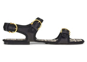 Ferragamo Sandal Black Gold (Women's)