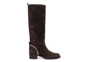 Ferragamo Tawnie Below-The-Knee Boots Brown (Women's)