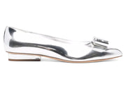 Ferragamo Viva Bow Ballerina Shoes Gray (Women's)