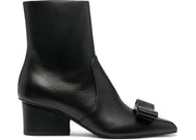 Ferragamo Viva Bow-Detail Boots Black (Women's)