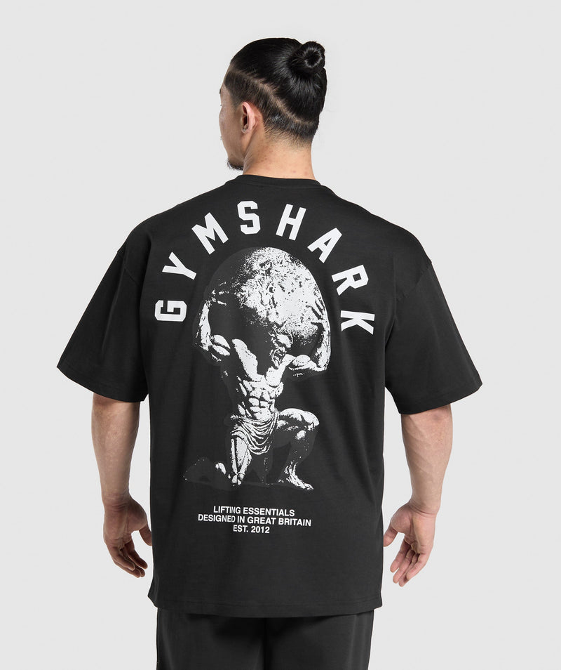 Gymshark Atlas T-Shirt - Black